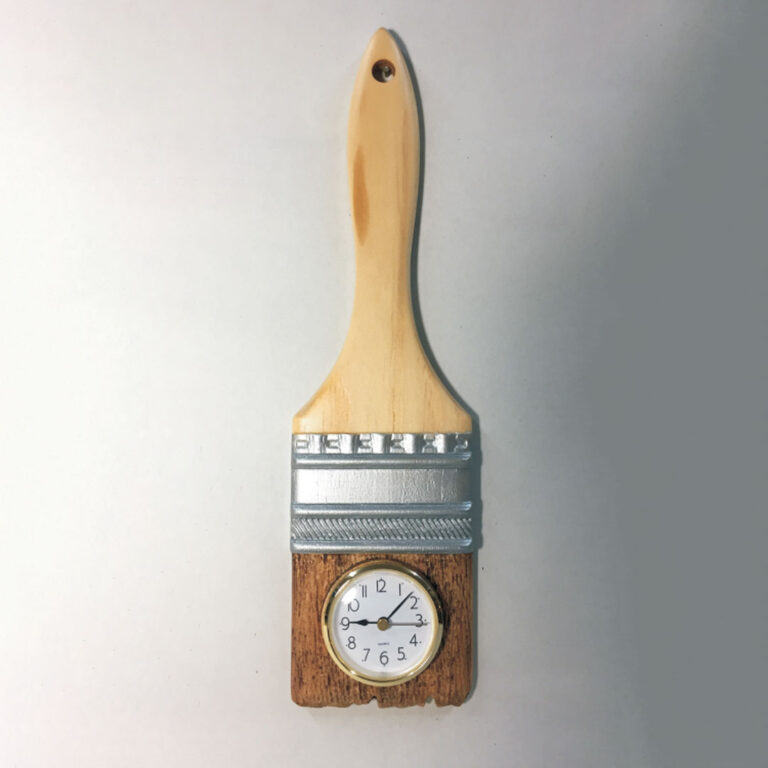 The Paintbrush Clock