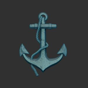 Classic Rope Anchor - Weathered