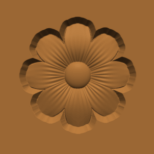 Ornamental Stylized Flower