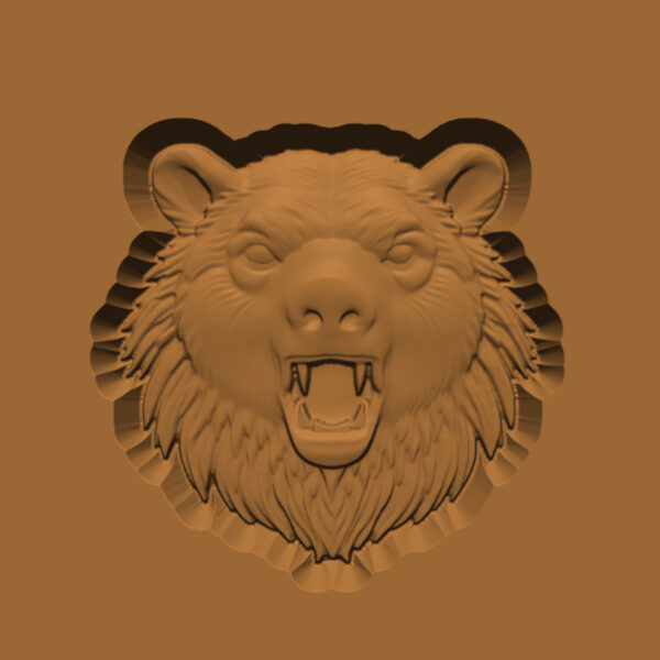 Ornamental Animal Head/Bust Series: Bear
