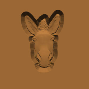 Ornamental Animal Head/Bust Series: Donkey