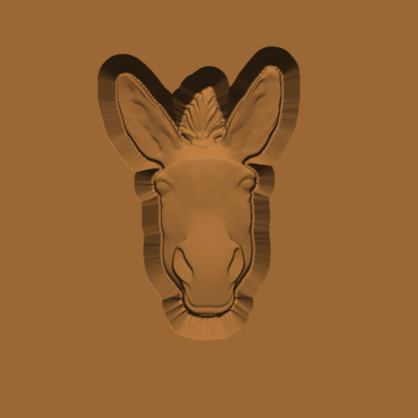 Ornamental Animal Head/Bust Series: Donkey
