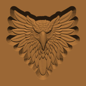 Ornamental Animal Head/Bust Series: Hawk