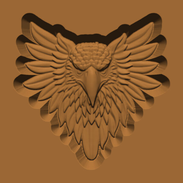 Ornamental Animal Head/Bust Series: Hawk