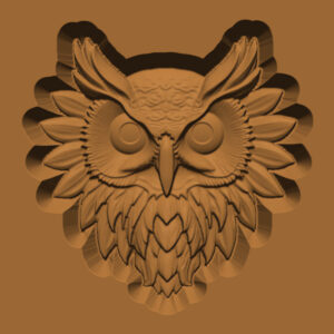 Ornamental Animal Head/Bust Series: Owl