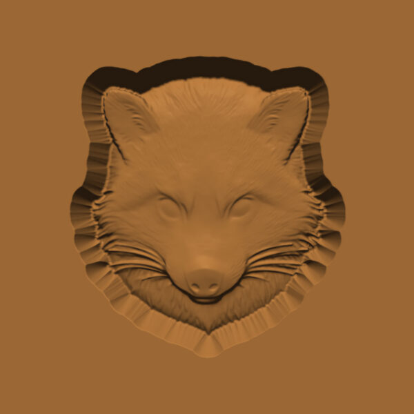 Ornamental Animal Head/Bust Series: Raccoon
