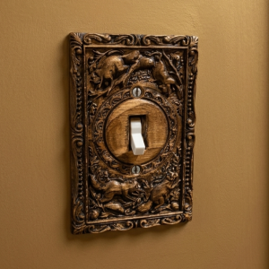 Playing Racoons Light Switch