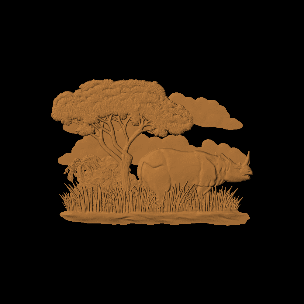 SAVANA WILDLIFE (RHINOCEROS)