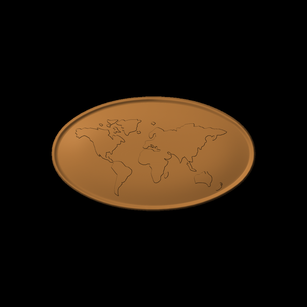 Oval Globe
