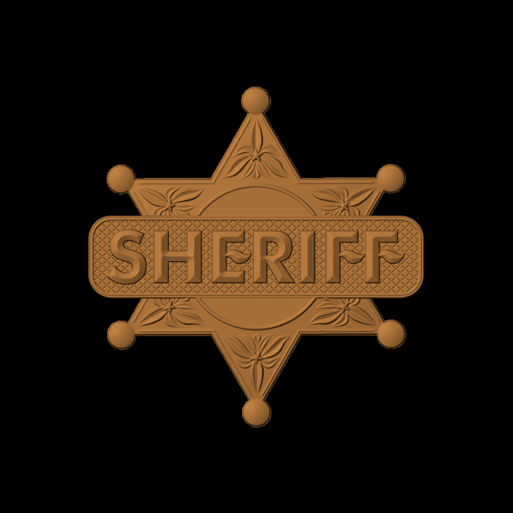 SHERIFF BADGE (STAR)