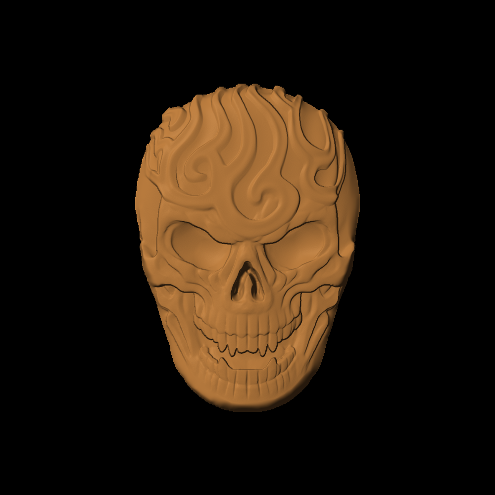 Flaming Skull-03