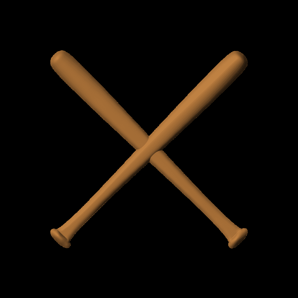 Crossed Bats