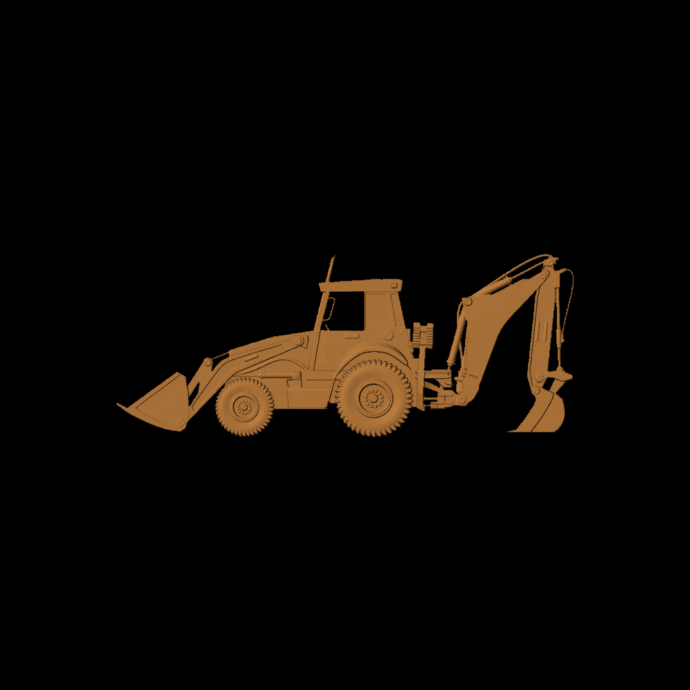 Heavy Equip Backhoe