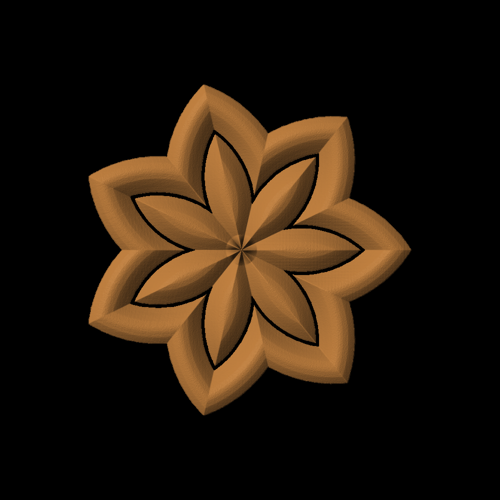 Flower 1 Raised