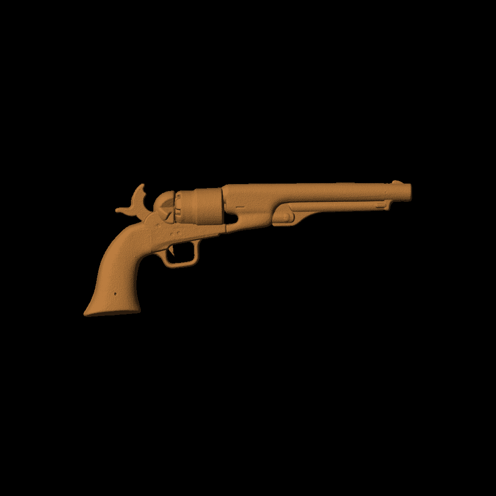 Navy Colt Ball and Cap Pistol - Cocked
