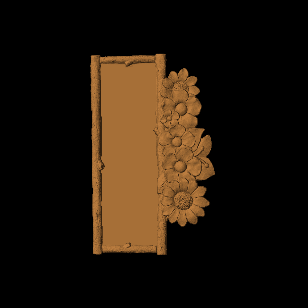 Flowered House Sign
