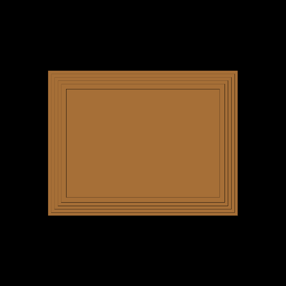 Stepped Rectangular Frame 01 A