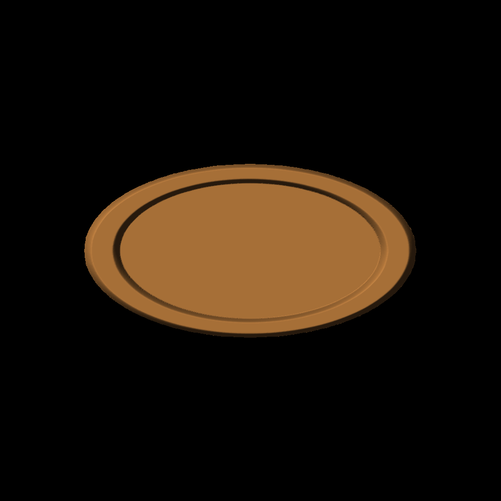 Oval Picture Frame or Border 01 A