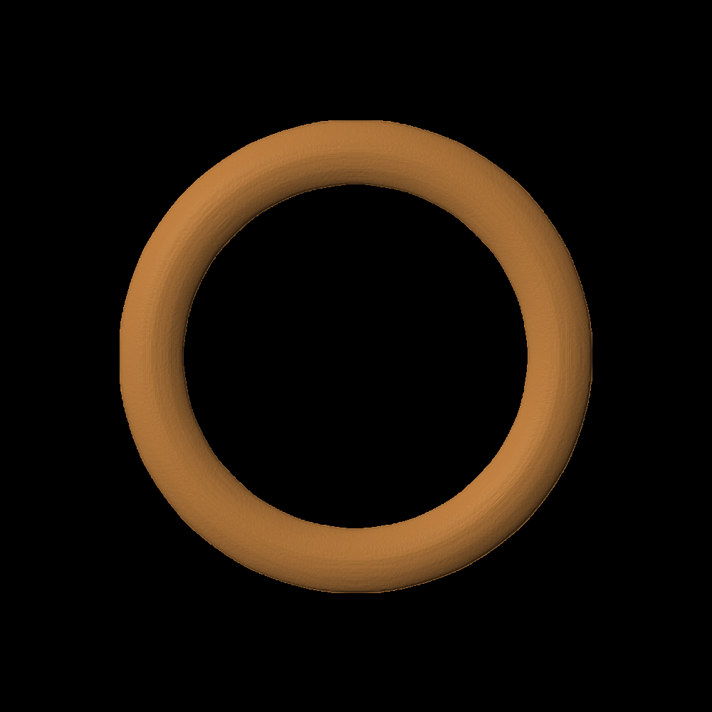 Circular Half-Round Frame or Border 002 A
