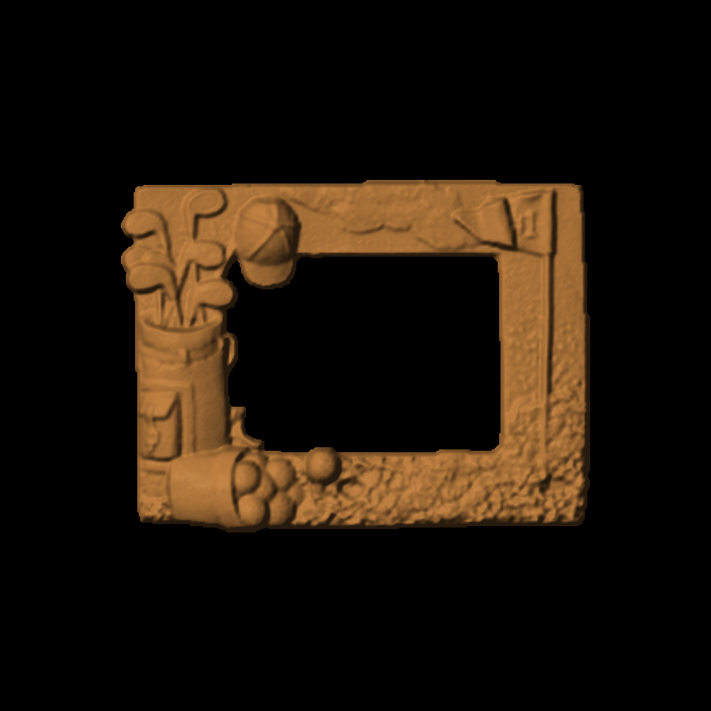 GolfbagAndClubsFrame