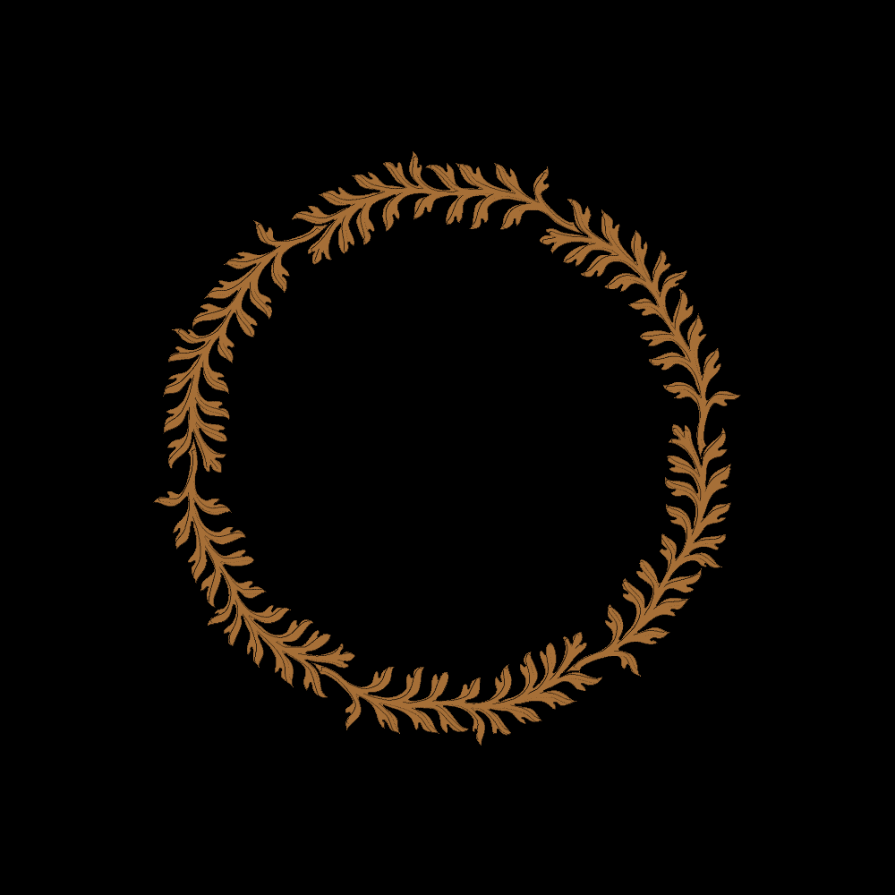 Oak Leaf Flourish 3