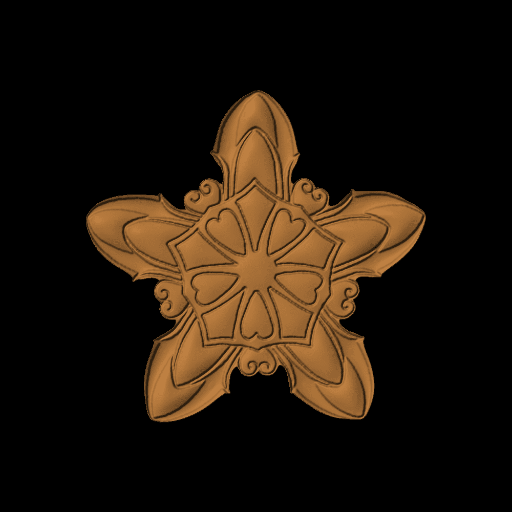 Star with Hearts and Diamonds