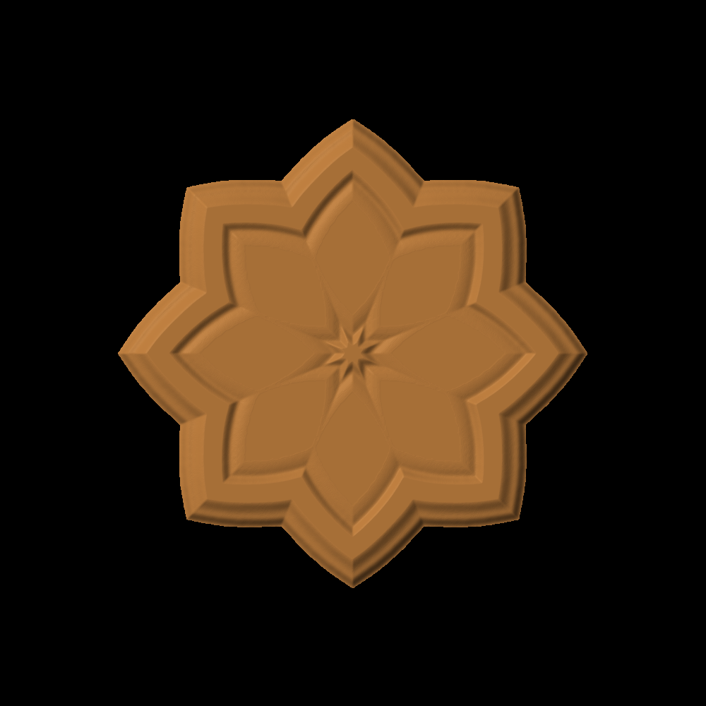 An 8 Point Rosette