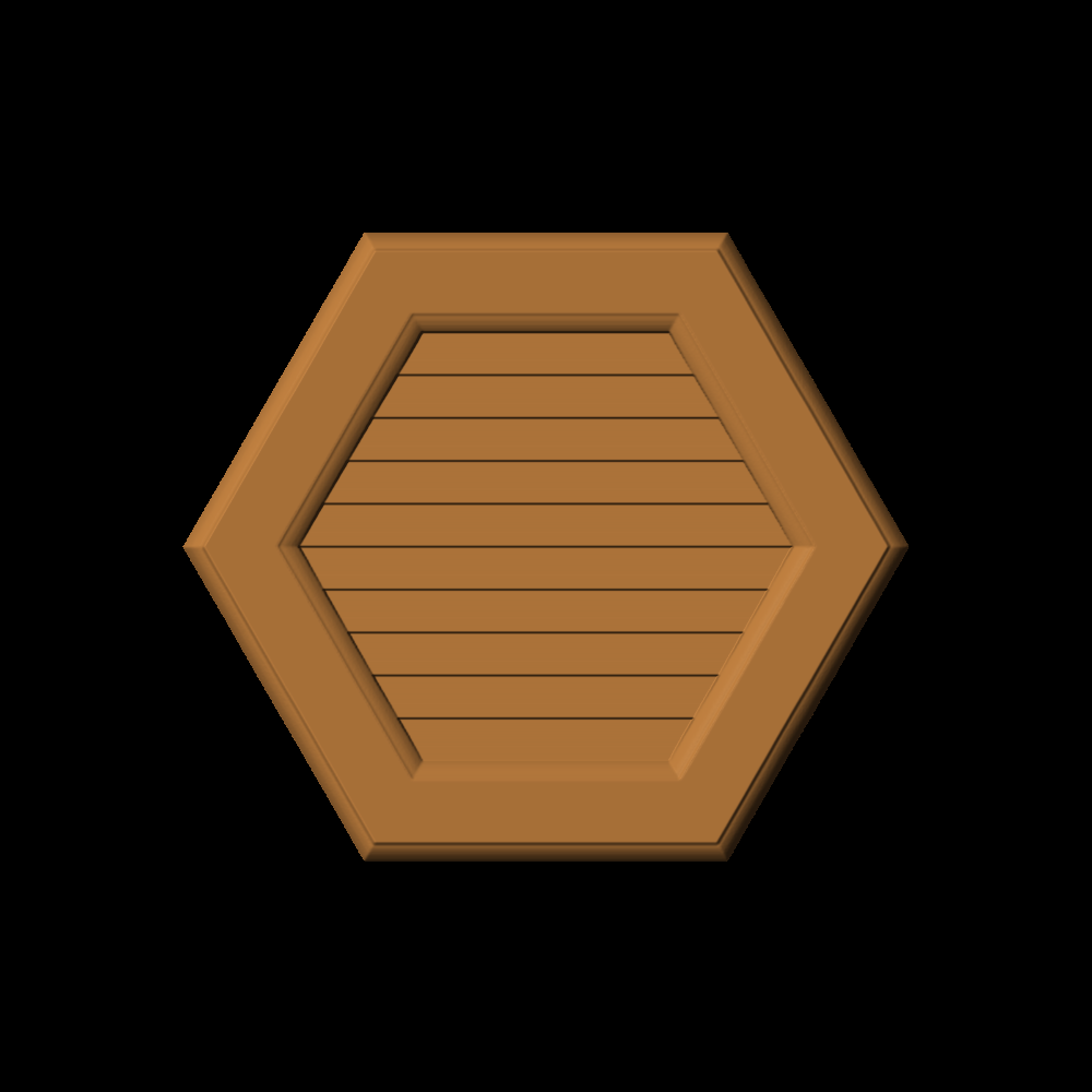 Hexagonal Vent Accent