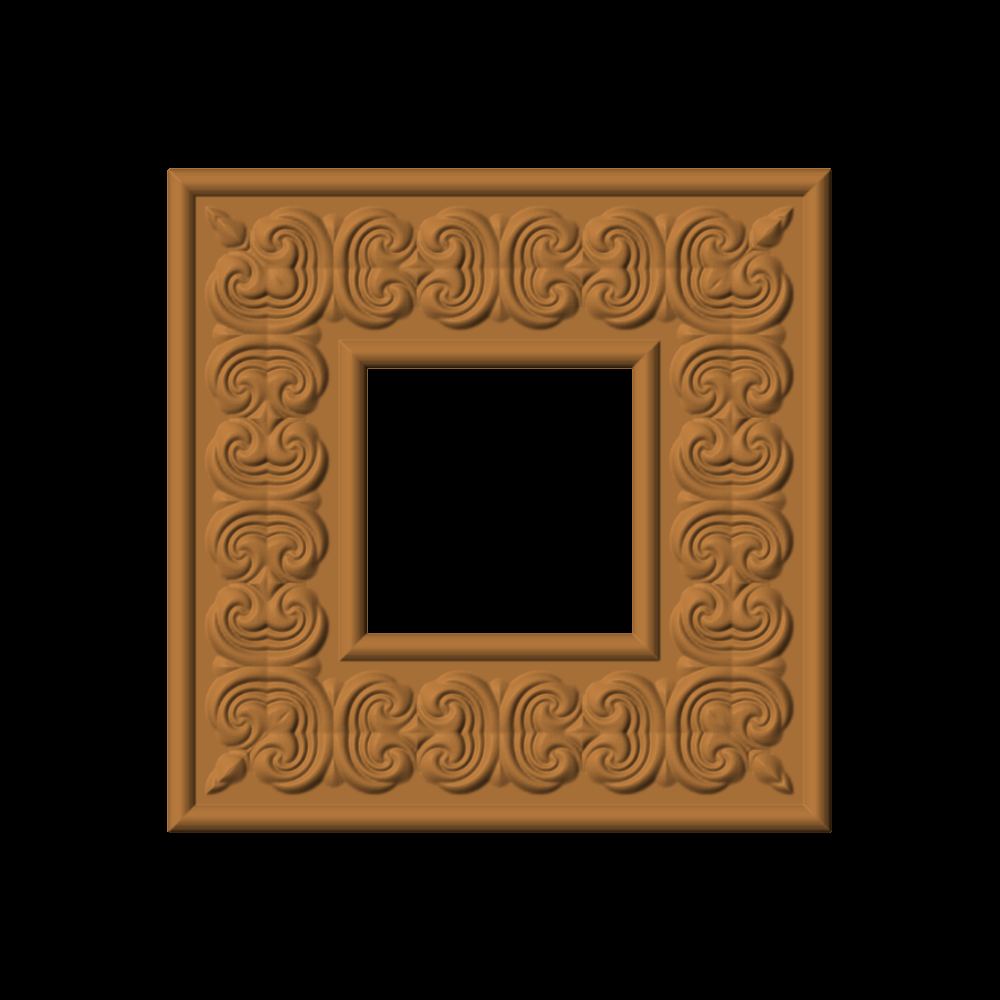 Antique Neo - Victorian Mansion Picture Frame Or Door Panel