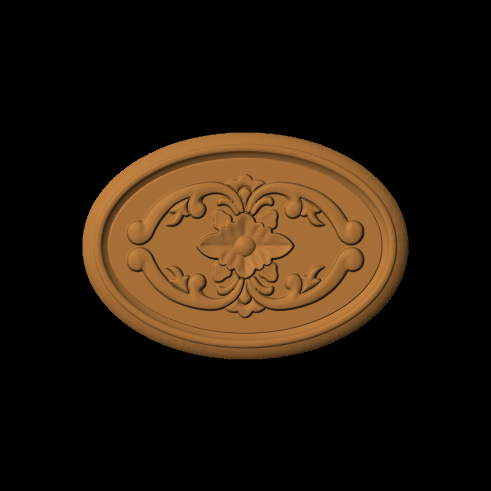 Flourish- with oval 2