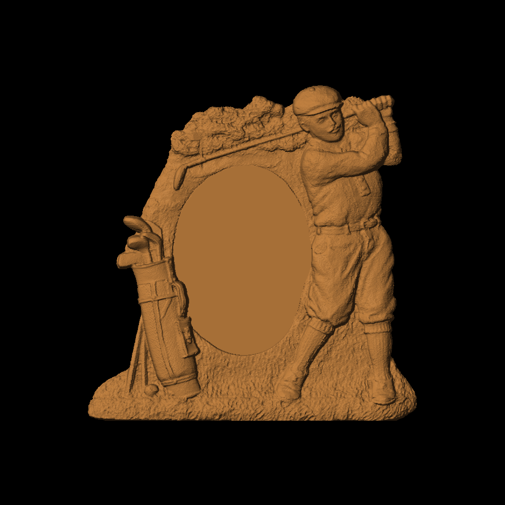 Plaque - Golfer - 1