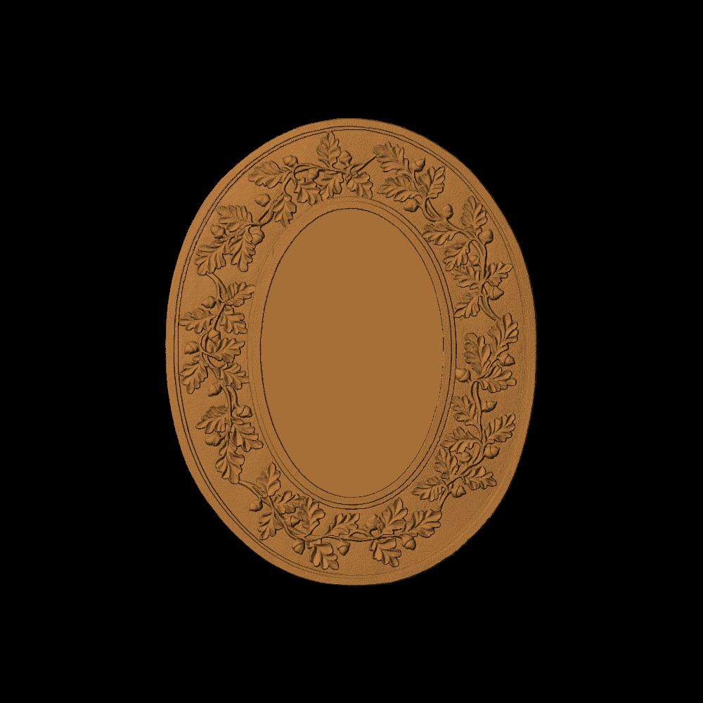 Plaque - Acorns And Oak Leaves - 1