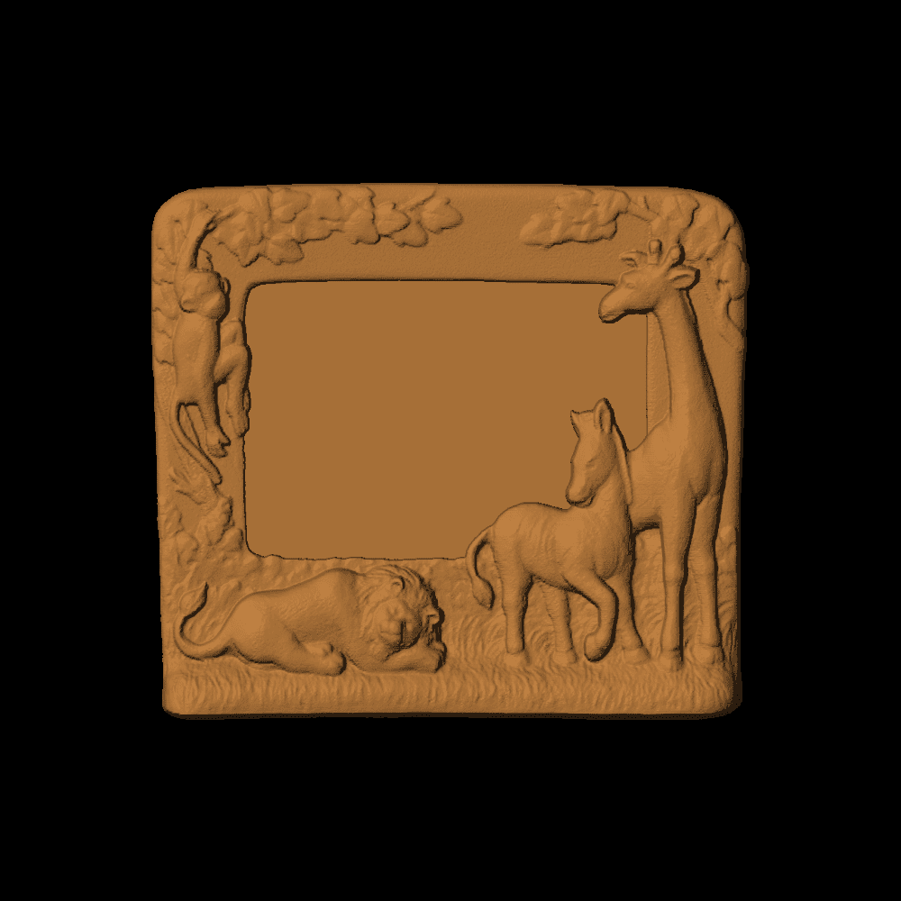 Frame - Zoo Animals From Africa - 1