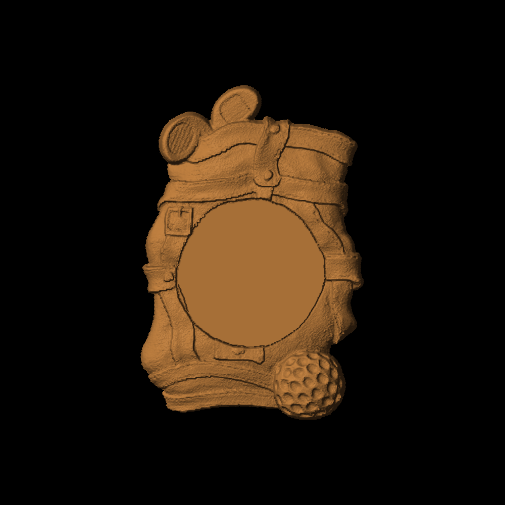 Plaque - Golf Bag - 2