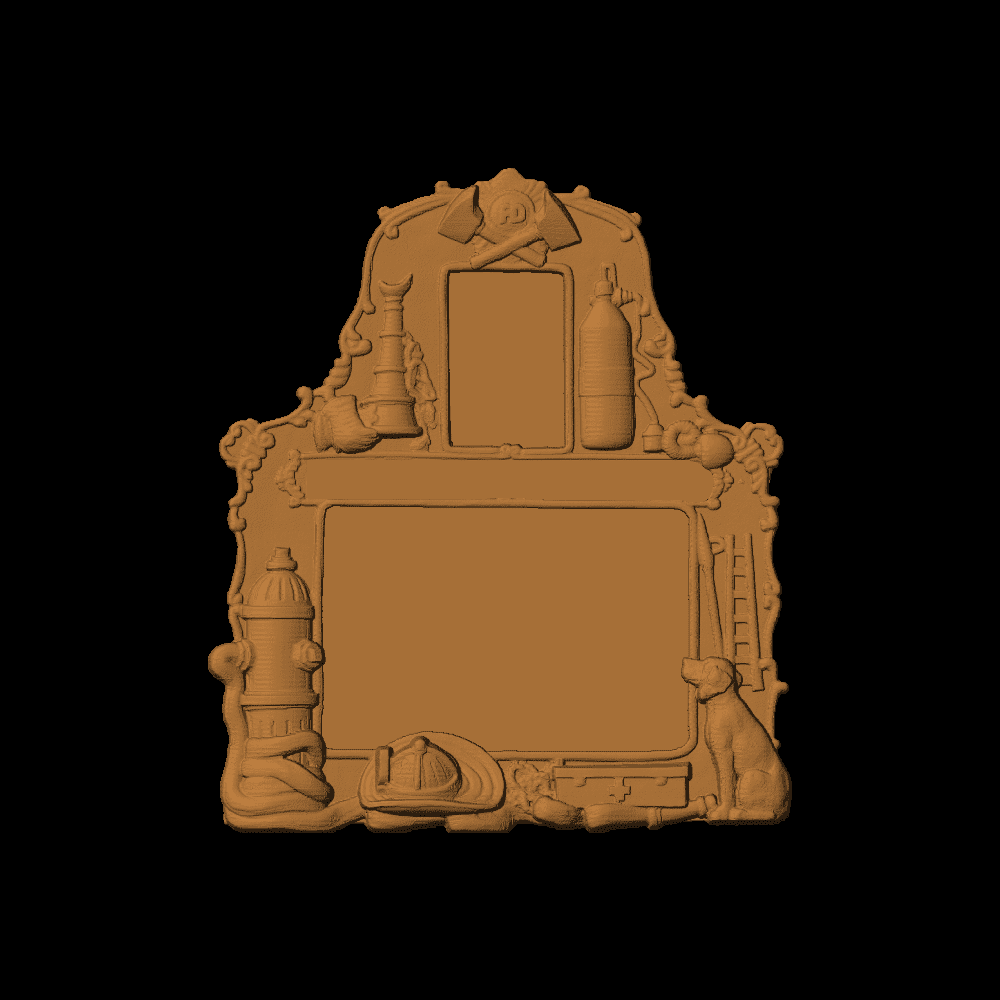 Frame - Fire Fighter Motiff - 2