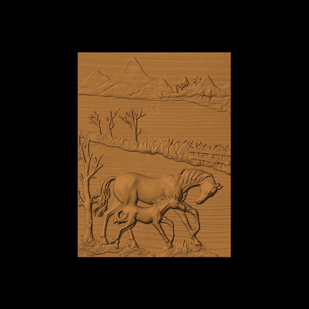 Horse And Colt Scene - 1