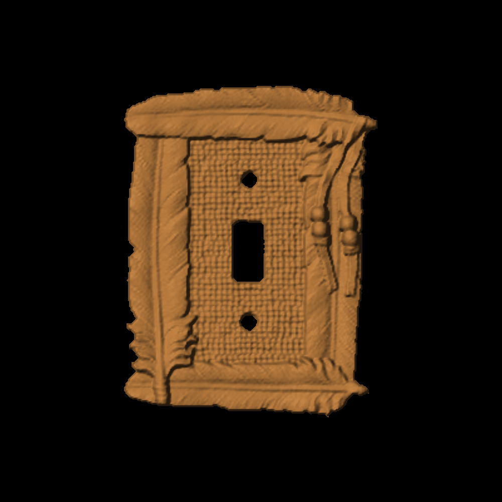 FeatherLightSwitchPlate