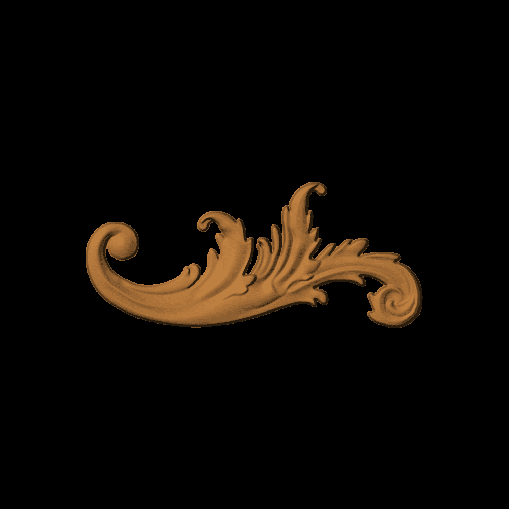 Acanthus ornamental leaf
