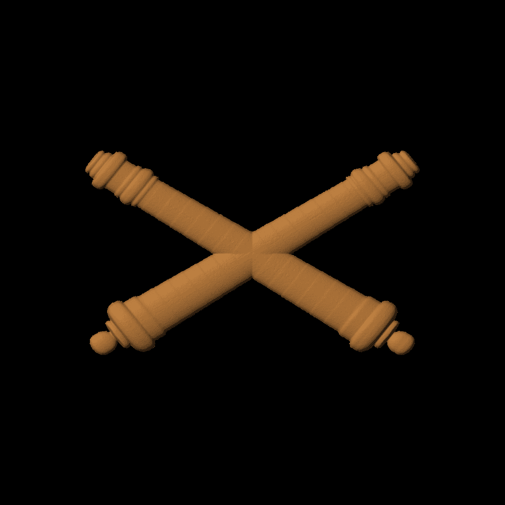 Crossed Cannons Pattern