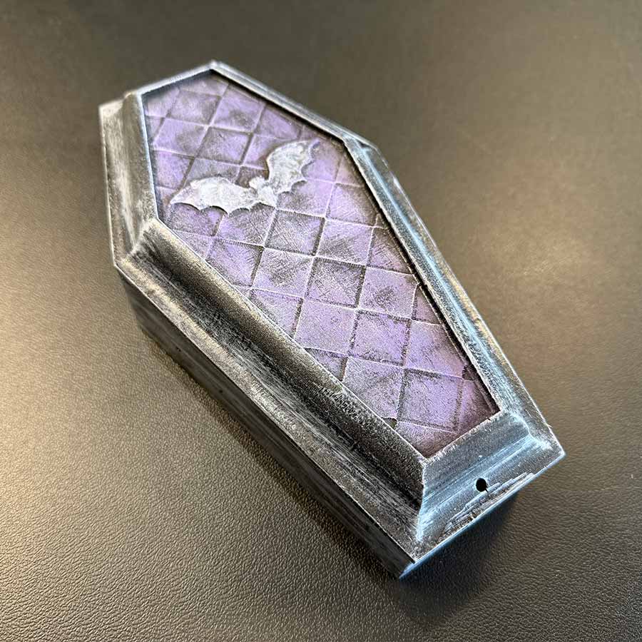 Coffin box closed
